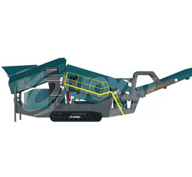 履帶式移動篩分站